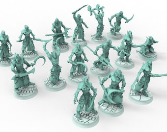 Dark City - gequälte gequälte Krieger - Edge Miniatures