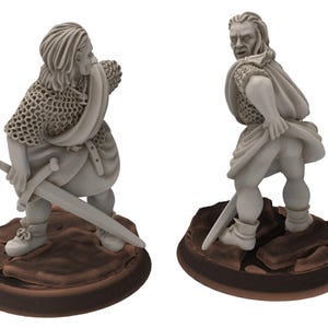 Gandor - Clansmen Flashing Highlander Warriors - Medbury Miniatures