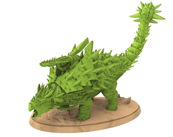 Exotic Elves - Ankylosaurus Tank - Edge Miniatures