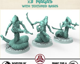 Dark City - Mercenary Snakes Warriors - Edge Miniatures