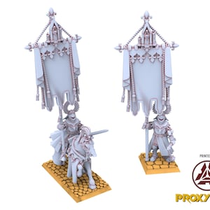 Arthurian Knights - Gallia Battle Standard Bearers - Highlands miniatures