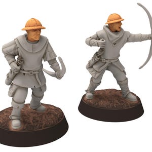 Gandor - Militia with Bows - Quartermaster3D