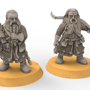 Dwarves - Mountain adventurers brothers - Stonewards - Steelhalls - Medbury miniatures