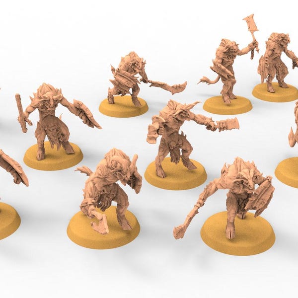 Beastmen - Noble warriors of Chaos from the East - Clay Beast Creation
