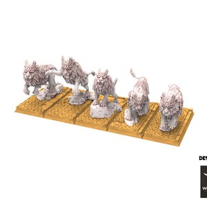 Hight Elves - Attack Lion - WhiteAngel Miniatures
