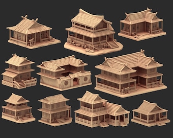 Architecture du monde japonaise - x10 bâtiments