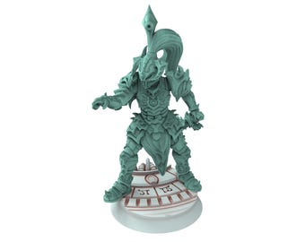 Dark city - Raider King Leader Dark eldar drow - ImperitumArt