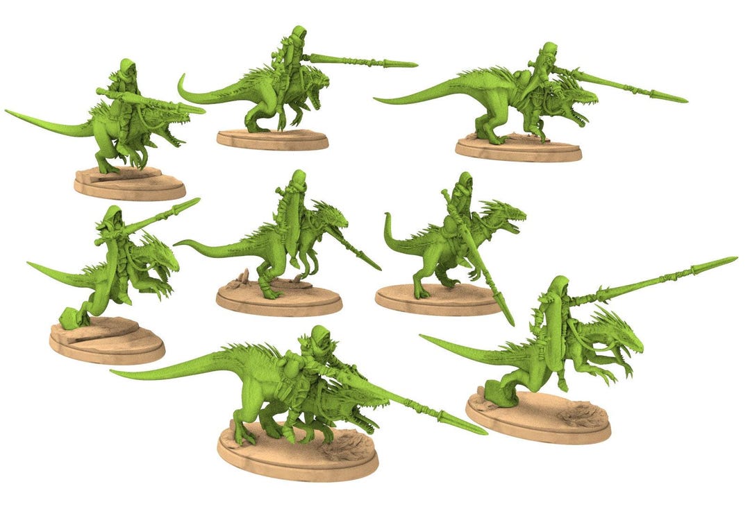 Elf Raptor Exotic Elves - Raptor Riders - Edge Miniatures - Etsy