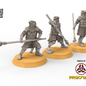 Harad - x3 Desert Elite Snake Warriors- Dunes of Qarath - Davale Games
