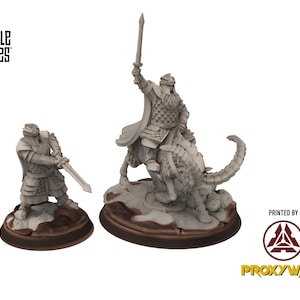 Dwarves - Silver Goat Dwarves Captain - Stonewards - Steelhalls - Davale Games