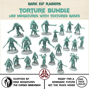 Mörk stad - Tortyrpaket krigare Armé - Edge Miniatures