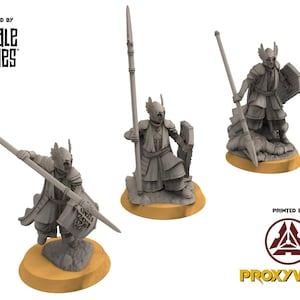 Gandor - x3 Grey Castle Guards of the Grey Tree foot part 1 | Ring of Legends - Davale Games