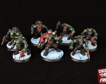 Green Skin - Orc Special Forces modulaire kit - Malicious Minis