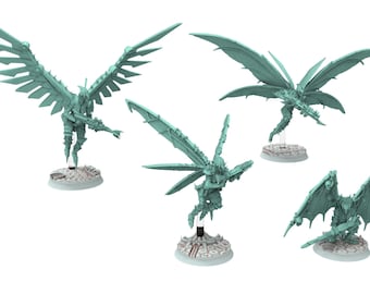 Dark City - Flying Cursed Späherkrieger - Edge Miniatures