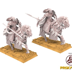 Hight Elves - Silvermoor - Commanders - Beholder Miniatures