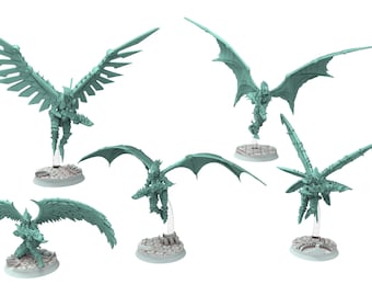 Dark City - Flying Cursed Späherkrieger - Edge Miniatures