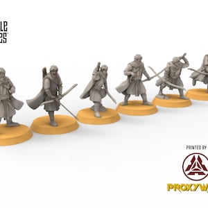 Harad - x3 Southern men with Bows - Dunes of Qarath - Davale Games