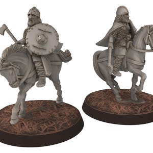 Wildmen - x10 Axemen Cavalry - Greyhills - Medbury miniatures