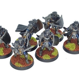 Harad - x6 Fallen Knights with Swords and Shields- Drelkars - Shadowspire - Quatermaster3D