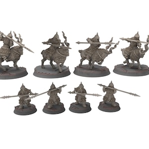 Dwarves - Gur-Adar Clibanarii goat riders - Stonewards - Steelhalls - Medbury miniatures