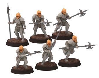Gandor - Mounted Captain of the City Guard Halberdiers - Quartermaster3D