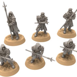 Harad - x6 Cobra Cult Spearmen - Dunes of Qarath - Quatermaster3D