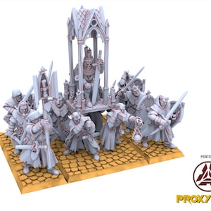 Arthurian Knights - Gallia Pilgrims - Highlands miniatures