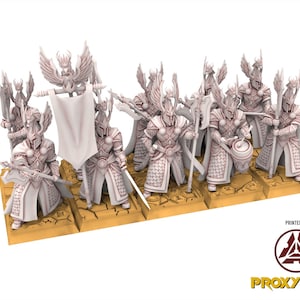 Hight Elves - Silvermoor - Searing Bird Guardians  - Beholder Miniatures