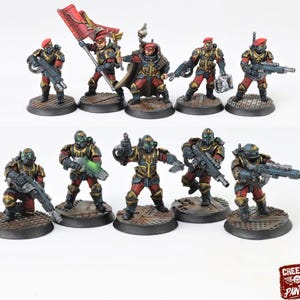 Rundsgaard - Elitsoldat, infanterie impériale, empire post apocalyptique, användbar för bordsspel.