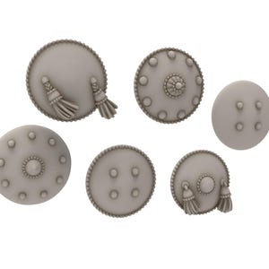 Harad - Southron x50 Oriental Shields - Dunes of Qarath - Medbury miniatures