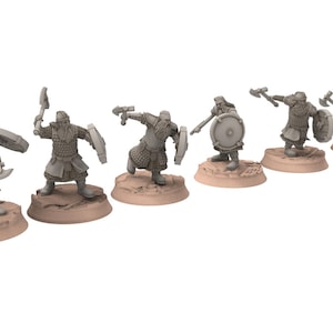 Dwarves - x3 Kalak Warriors - Stonewards - Steelhalls - Davale Games