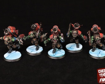 Zielona skóra - Orc Jetpack Ladz Modular Kit - Malicious Minis