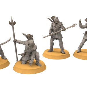 Gandor - x4 Fief levy bowmen - Khurzluk Miniatures