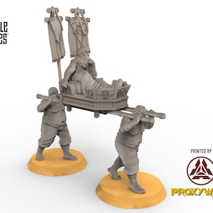 Harad - Merchant on Palanquin, southern men - Dunes of Qarath - Davale Games