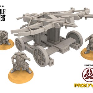 Dwarves - Silver Goat Dwarves Balista - Stonewards - Steelhalls - Davale Games