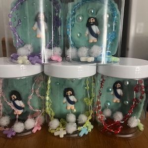 Communion Sensory Play Dough Jars