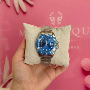 Blue Dial Mens Watch - Everyday Style - Quartz Movement image 6