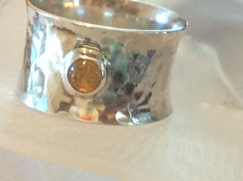silver rings with large semi precious stones