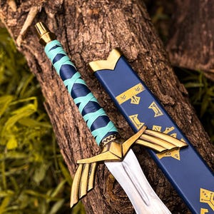 The Legend Of Zelda Sword Replica, Link&#39;s Master Sword, Anime Sword, Personalized Gift for him, Anniversary And Christmas Gift For Boyfriend