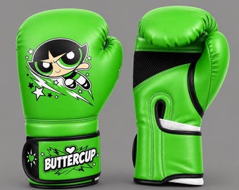 Custom Cartoon Boxing Gloves, Personalized Fight Gear, Kids Training Gloves