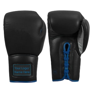 Custom Boxing Gloves - Personalized Name/Logo, Premium Leather, Unique Colors & Designs | Handmade to Order | Fast Worldwide Shipping