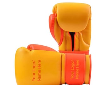 Handmade Custom Boxing Gloves – Personalized Name & Colors