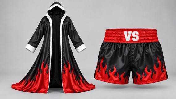 Custom Satin Boxing set
