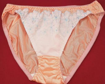 Sissy Sheer Nylon Bikini Panties Granny Style Lingerie for Crossdresser Men Women Underwear - FMA01
