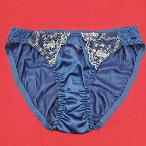 Granny Sissy Briefs Nylon Bikini Vintage Panties for Crossdresser Lingerie Lovers - FMA01