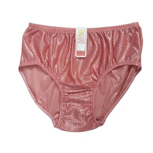 High Waisted Granny Panties Sheer Sissy Nylon Briefs Vintage Lingerie for Men and Women - CHILA01