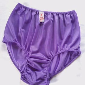 Sheer Nylon Sissy Granny Panties High-Waisted Classic Lingerie Underwear for Men Women - OCK03