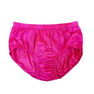 Sissy Retro Granny Panties Half Waist Nylon Briefs for Crossdresser Lingerie Men Women - VPUN03