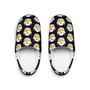 Mac n Cheese Ghost Slippers, Cute Indoor Footwear, Fun Gift for Cat Lovers, Perfect for Home Relaxation, Ideal for Winter