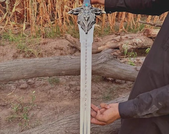 Royal Guard Sword World of Warcraft Replica Sword Medieval Fantasy Sword Handmade Display Sword Gift for Gamers Gift For Boyfriend, Gift USA